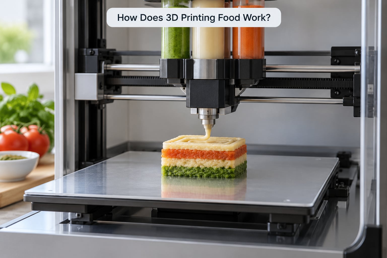 How Does 3D Printing Food Work?