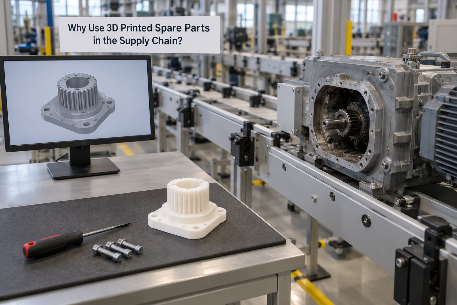 Why Use 3D Printed Spare Parts in the Supply Chain?