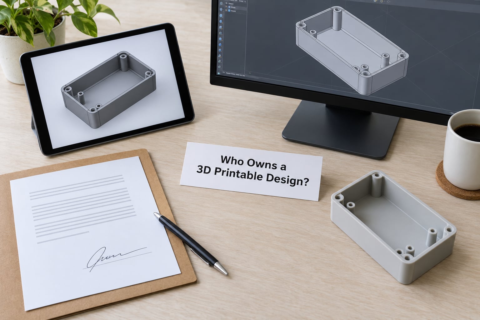 Who Owns a 3D Printable Design?