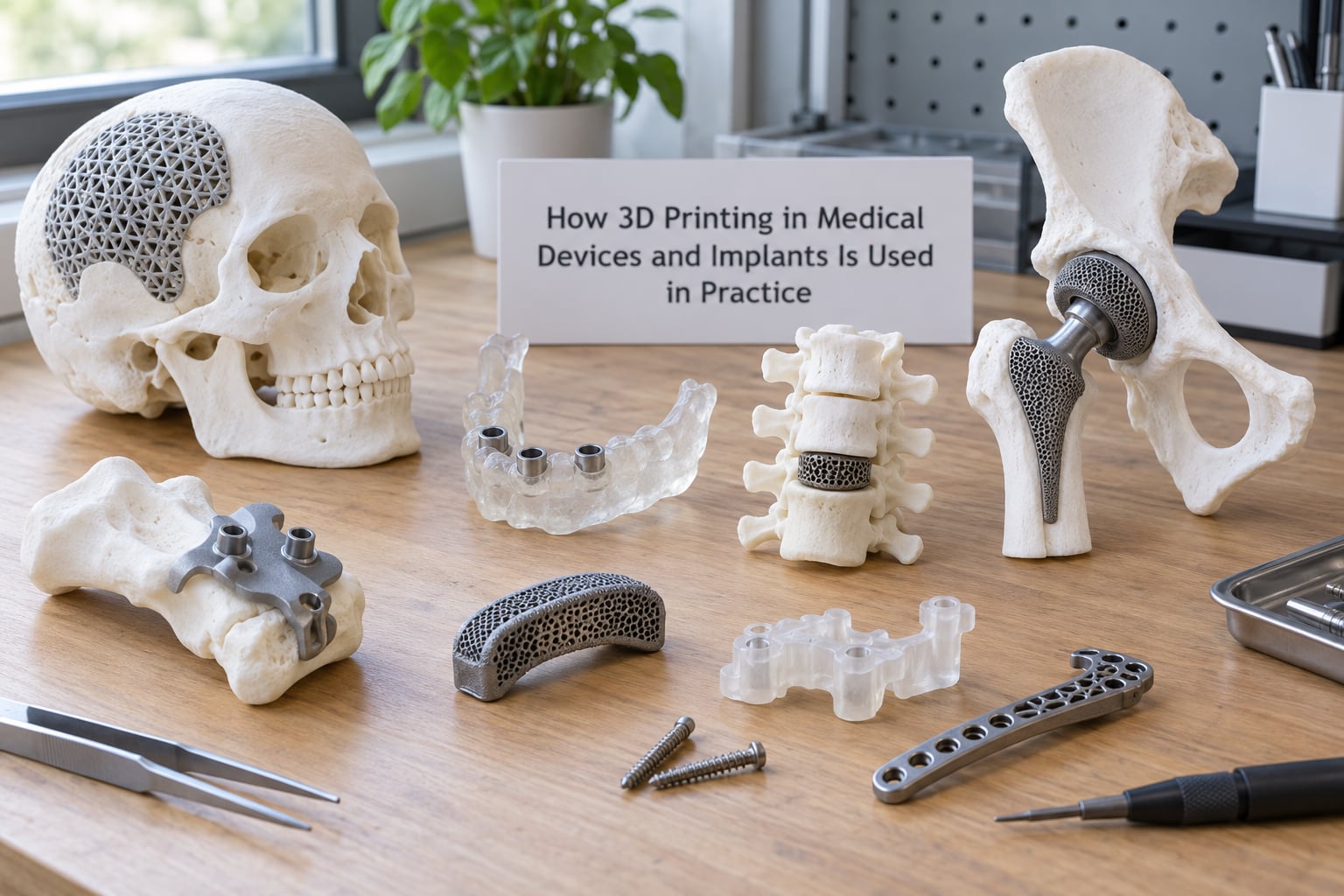 How 3D Printing in Medical Devices and Implants Is Used in Practice