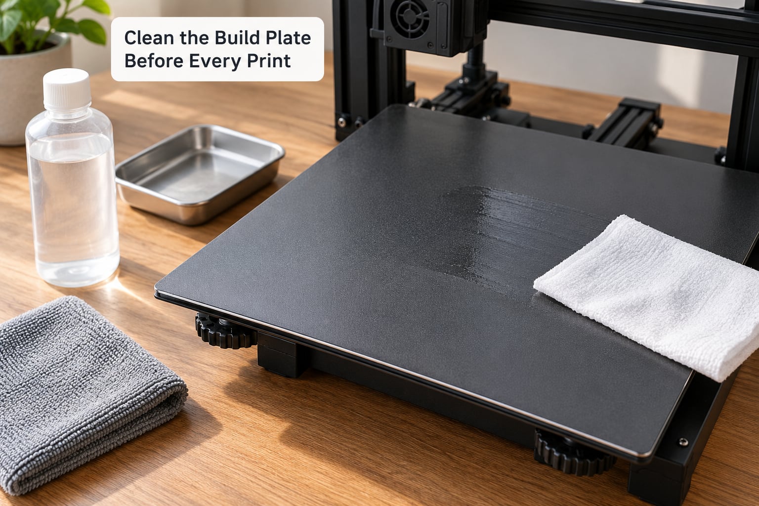 Clean the Build Plate Before Every Print