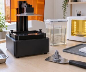 how sla resin printing works step by step