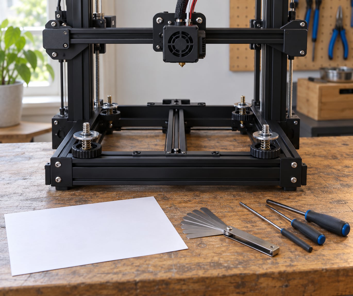 how to level a 3d printer bed by hand