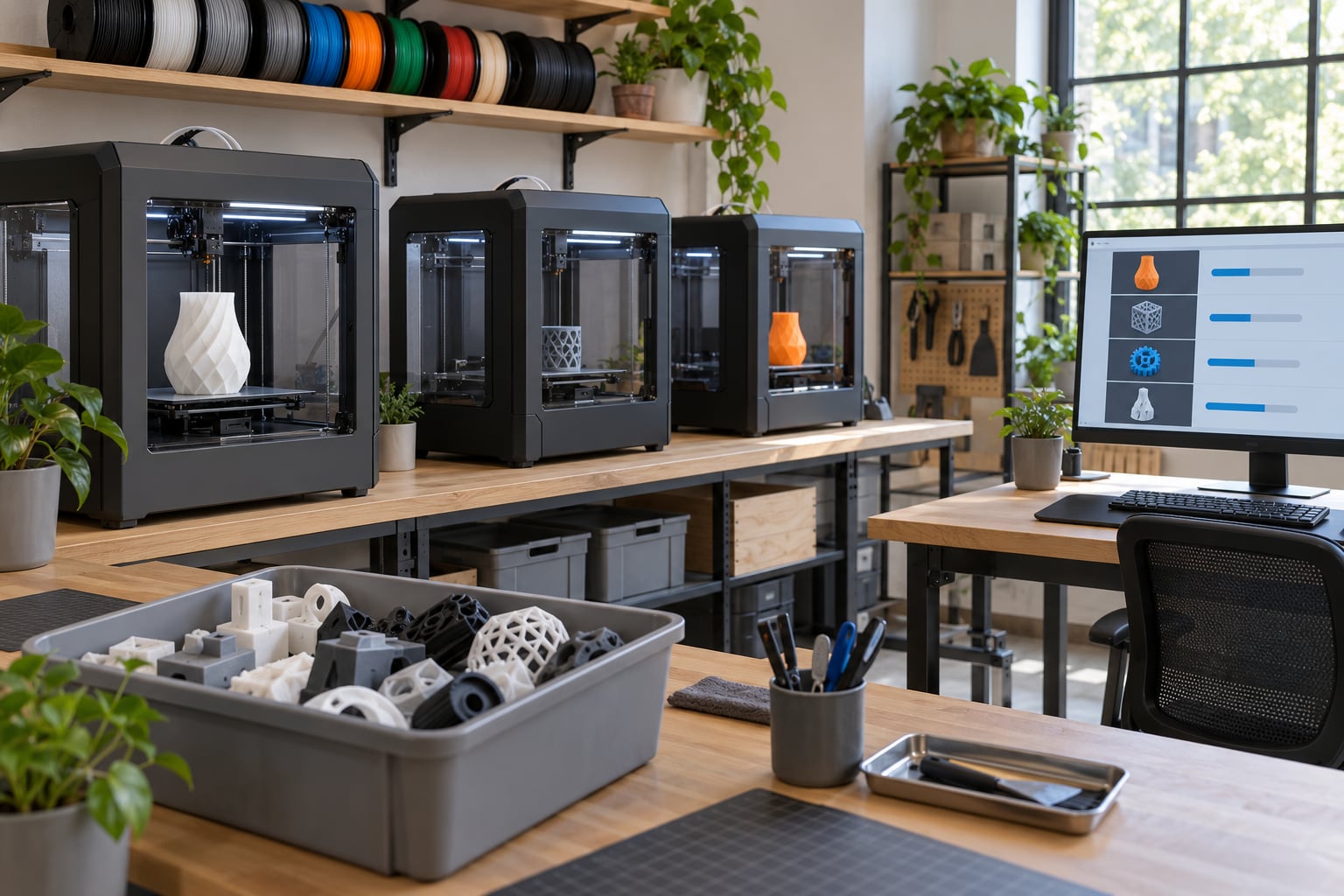 how to run a 3d print farm profitably