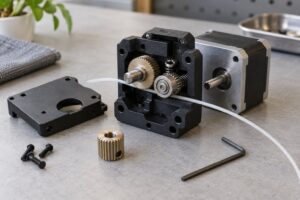 how to fix a loose extruder gear