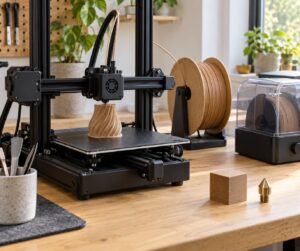 how to print with wood filled filament