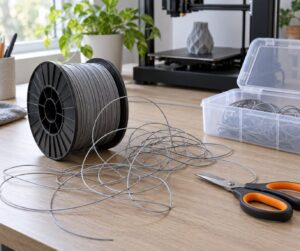 how to fix tangled filament on a spool