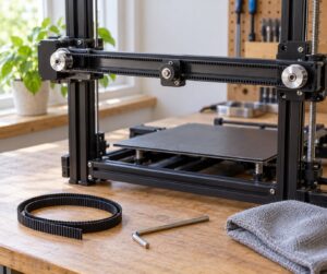 how to replace a 3d printer belt and tension it