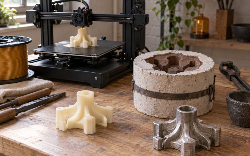 How to 3D Print Lost PLA Casting Parts for Home Foundries (2026)