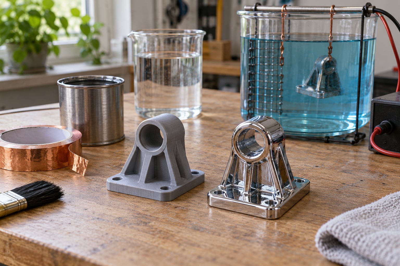 how to chrome plate a 3d print