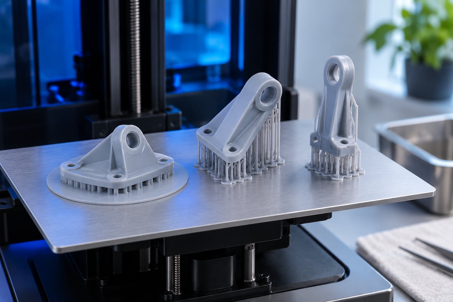 how to orient resin prints to avoid failures