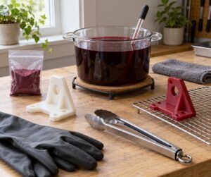 how to dye nylon 3d printed parts