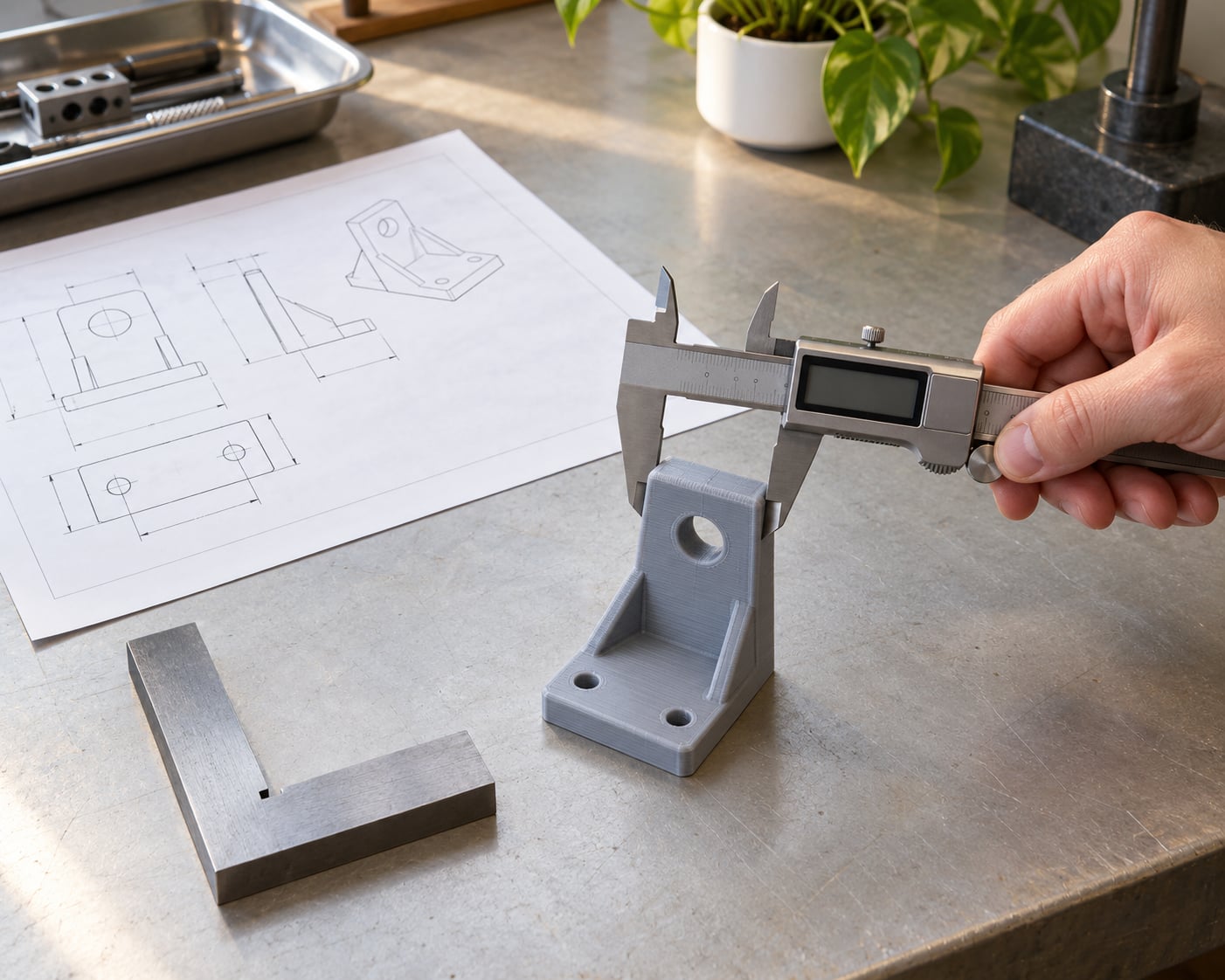 how to measure parts accurately with calipers