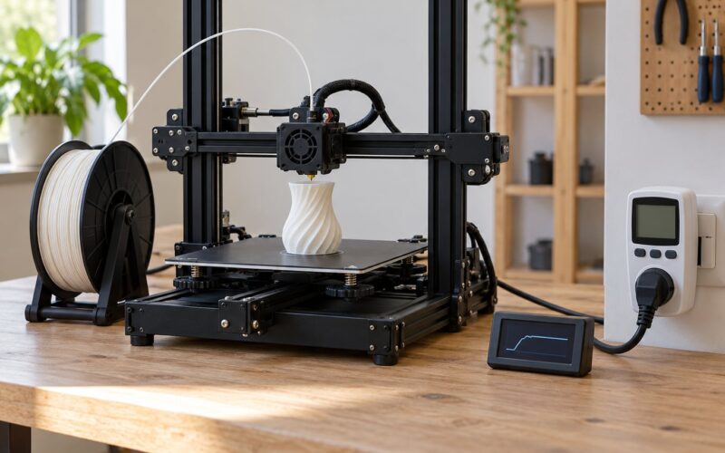 How Much Electricity Does a 3D Printer Use? (2026)