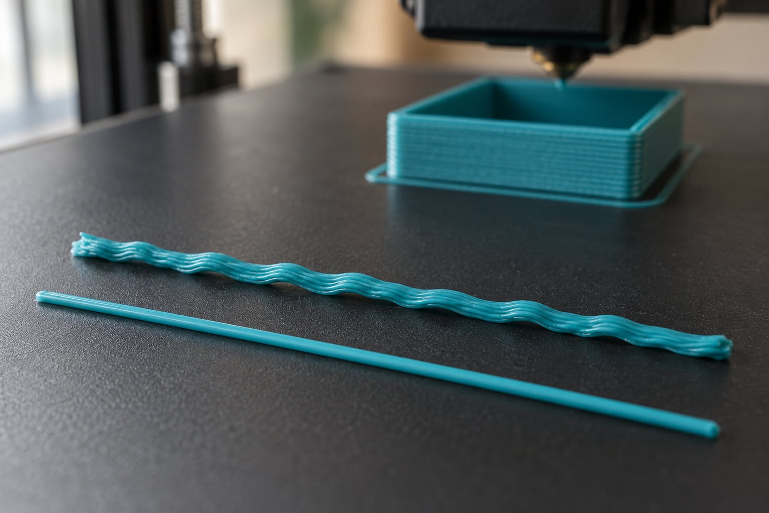 why is my first layer wavy