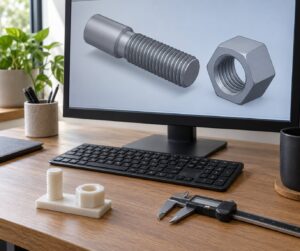how to design threads for 3d printed parts