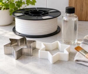 how to make a 3d printed cookie cutter food safe