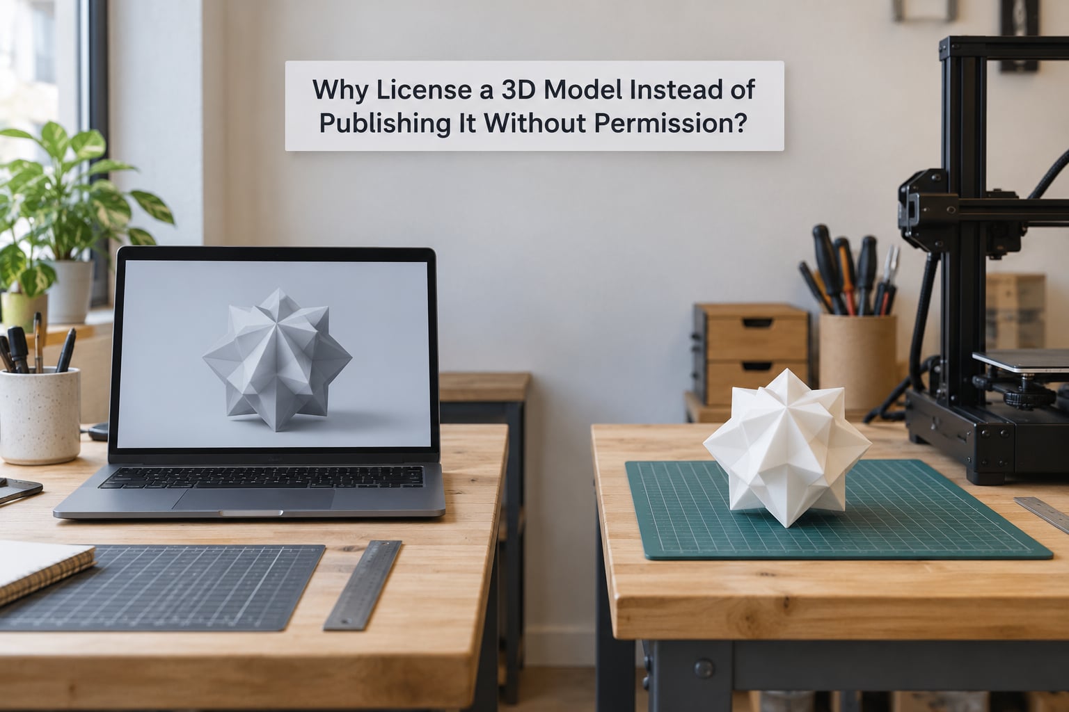 Why License a 3D Model Instead of Publishing It Without Permission?