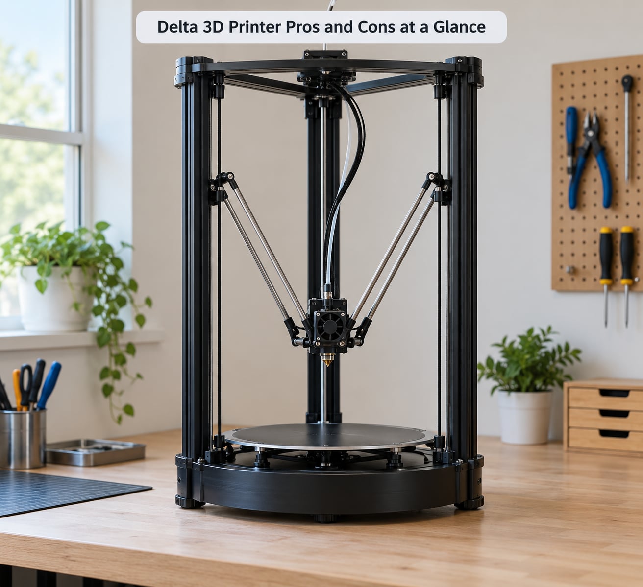 Delta 3D Printer Pros and Cons at a Glance