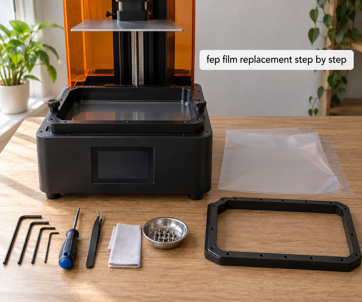 fep film replacement step by step