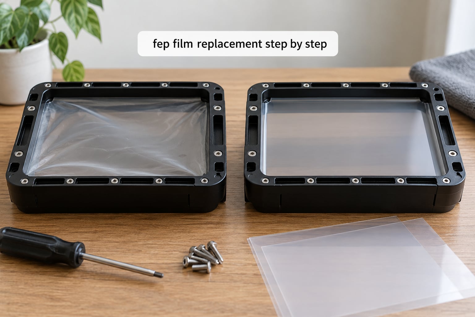 fep film replacement step by step