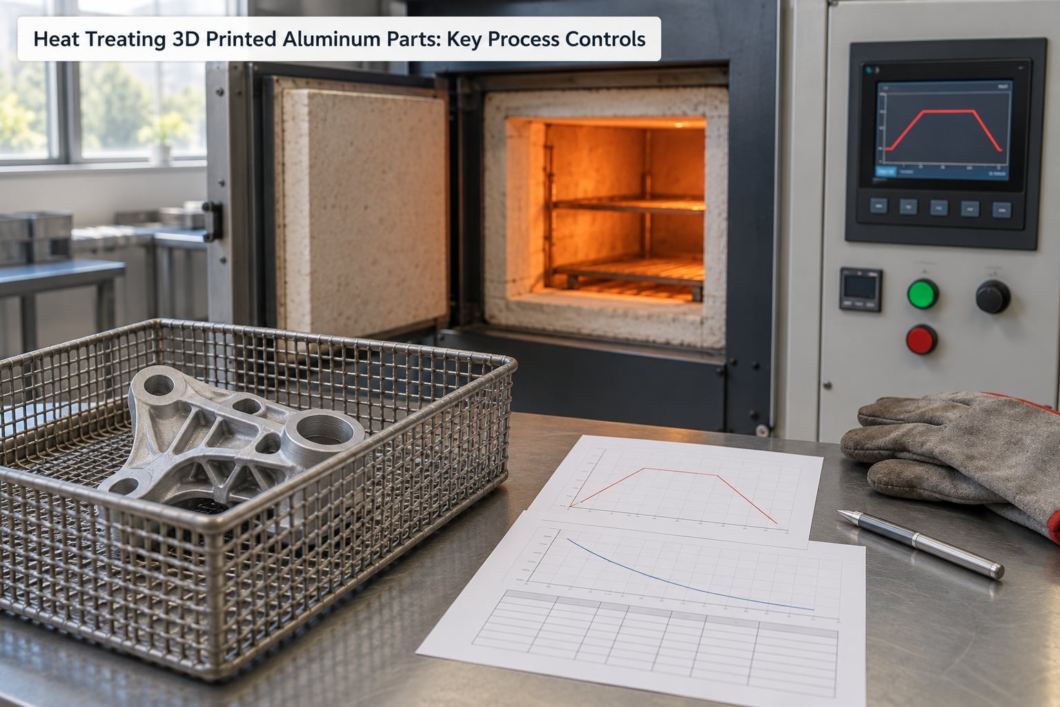 Heat Treating 3D Printed Aluminum Parts: Key Process Controls