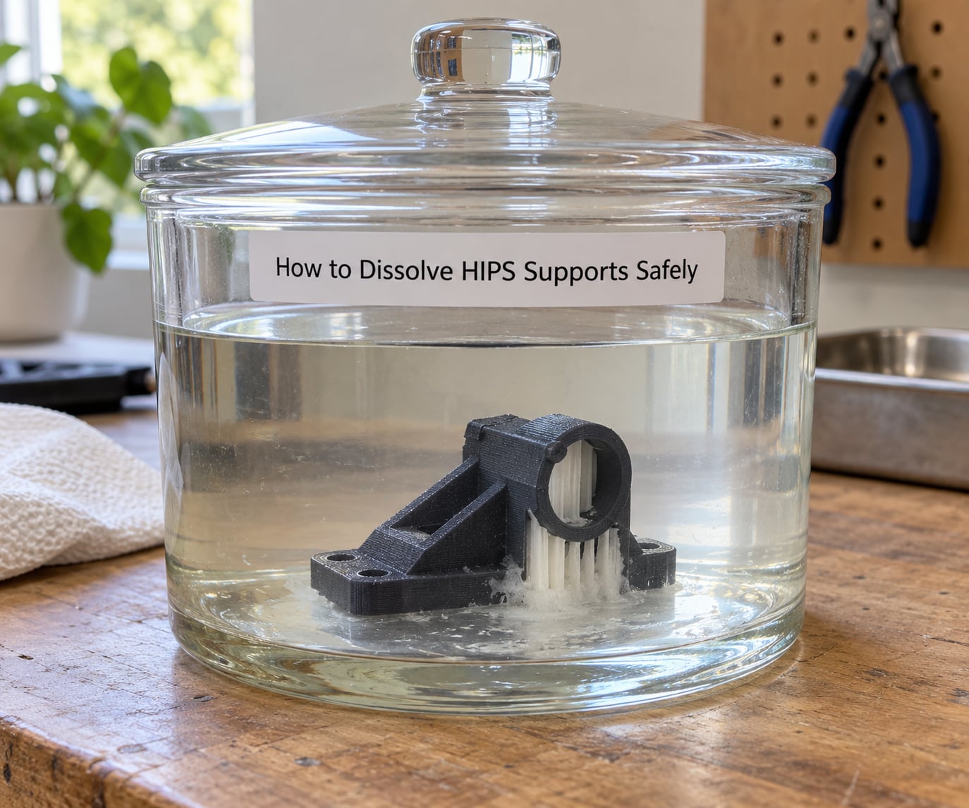 How to Dissolve HIPS Supports Safely