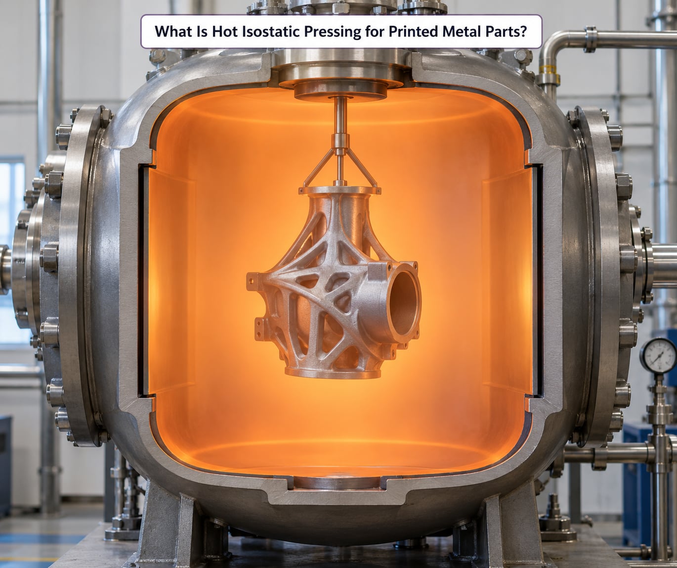 What Is Hot Isostatic Pressing for Printed Metal Parts?