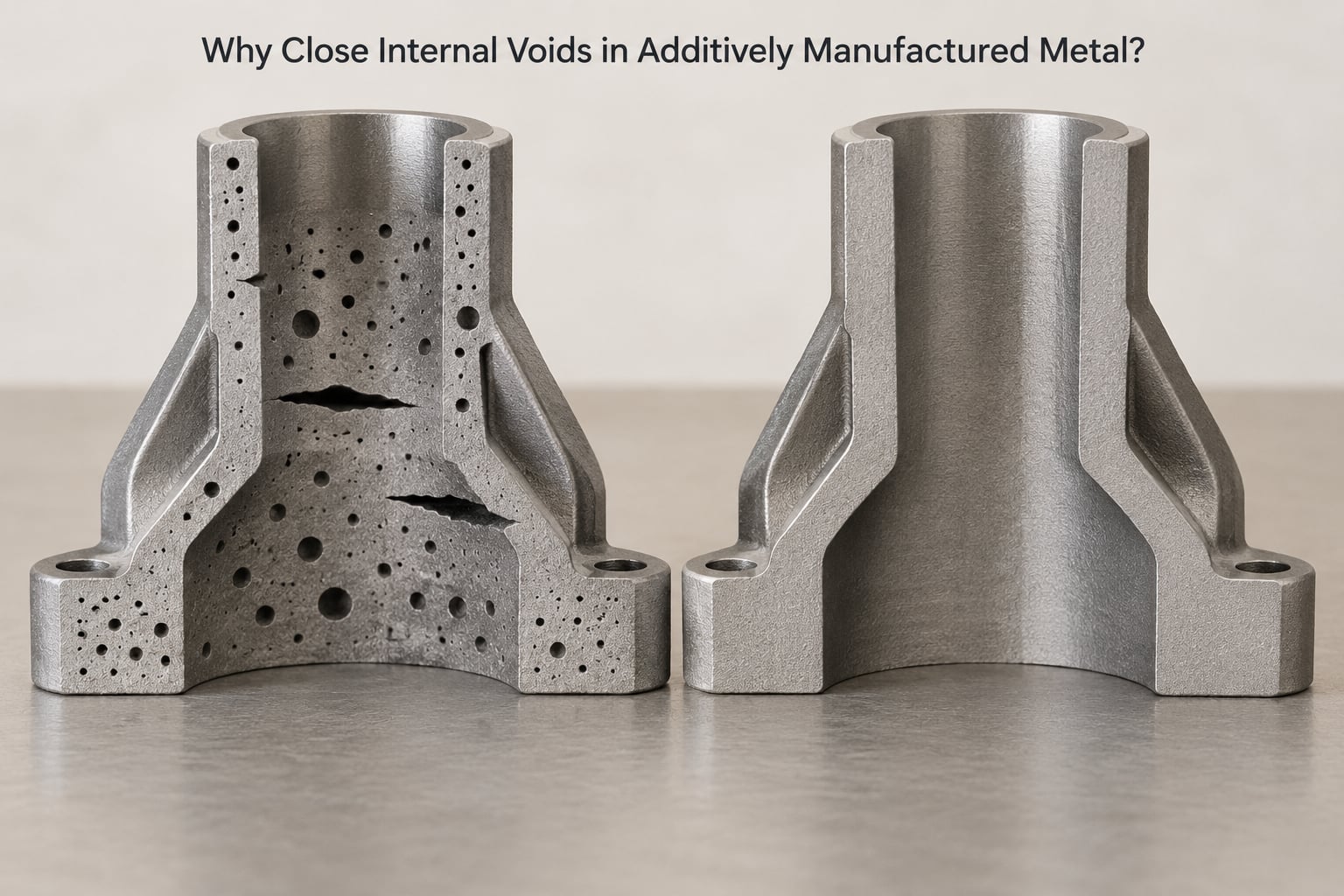 Why Close Internal Voids in Additively Manufactured Metal?