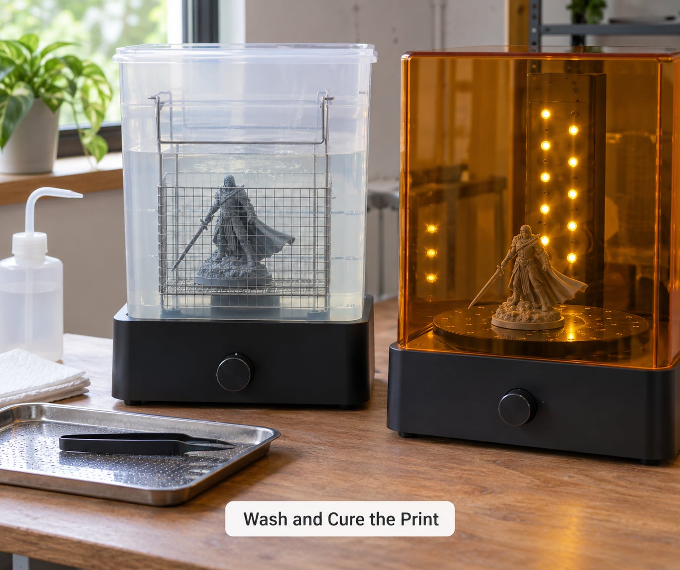 Wash and Cure the Print