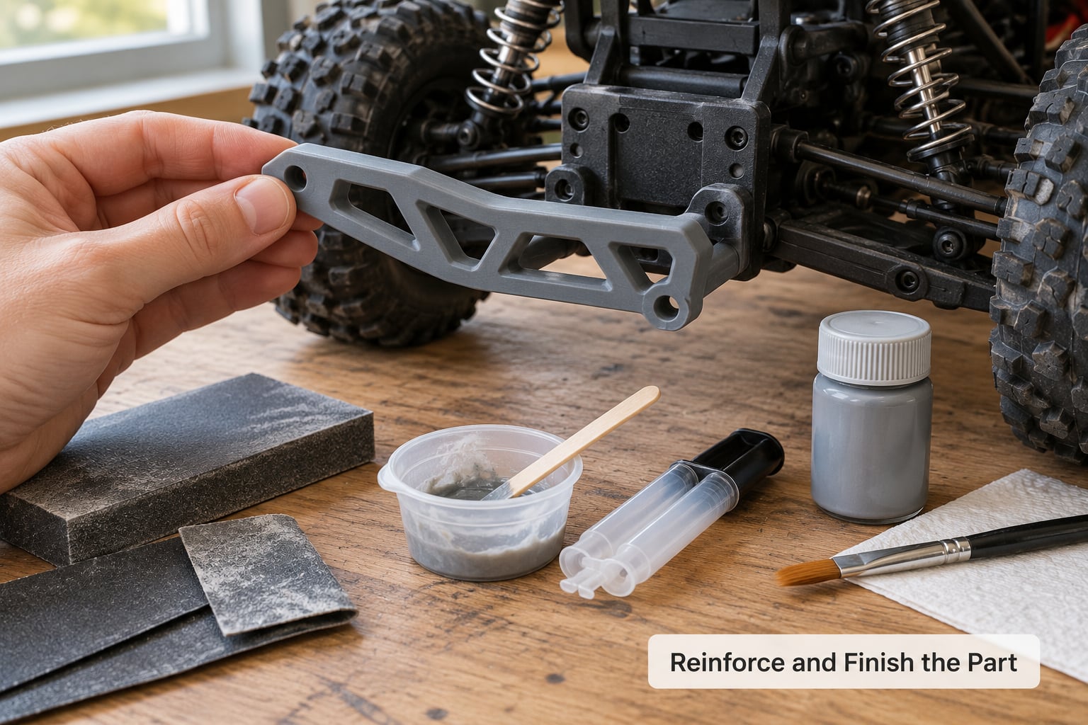 Reinforce and Finish the Part