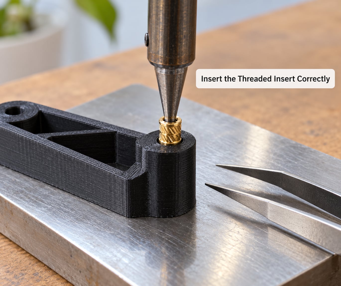 Insert the Threaded Insert Correctly