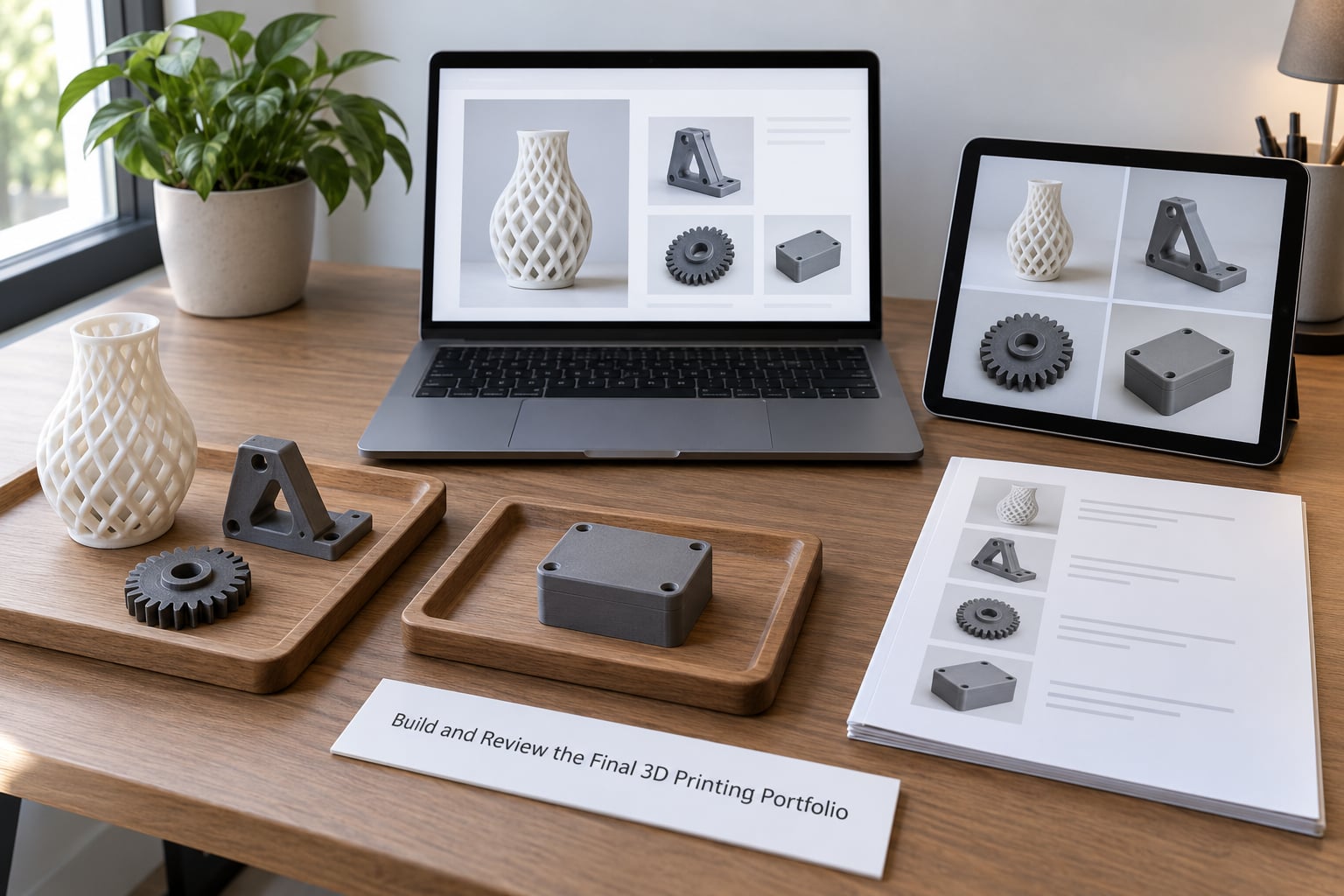 Build and Review the Final 3D Printing Portfolio