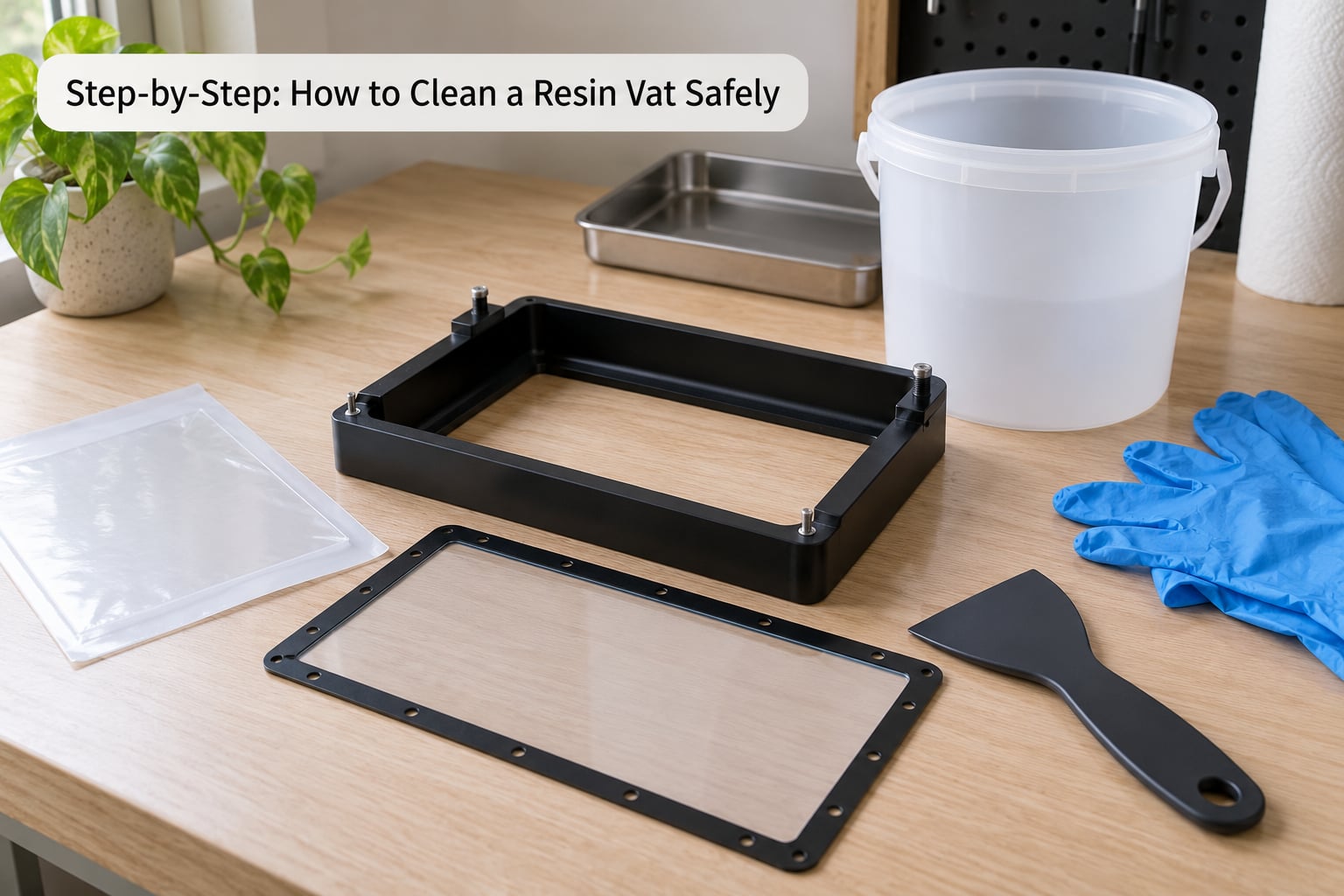 Step-by-Step: How to Clean a Resin Vat Safely