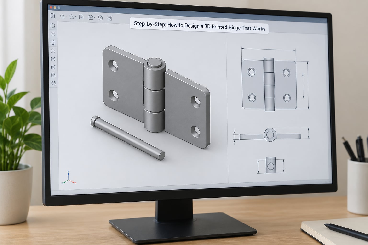 Step-by-Step: How to Design a 3D Printed Hinge That Works