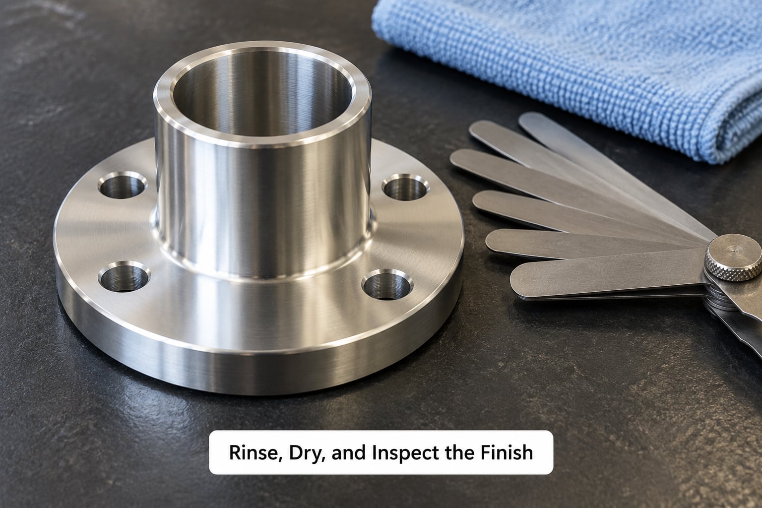 Rinse, Dry, and Inspect the Finish