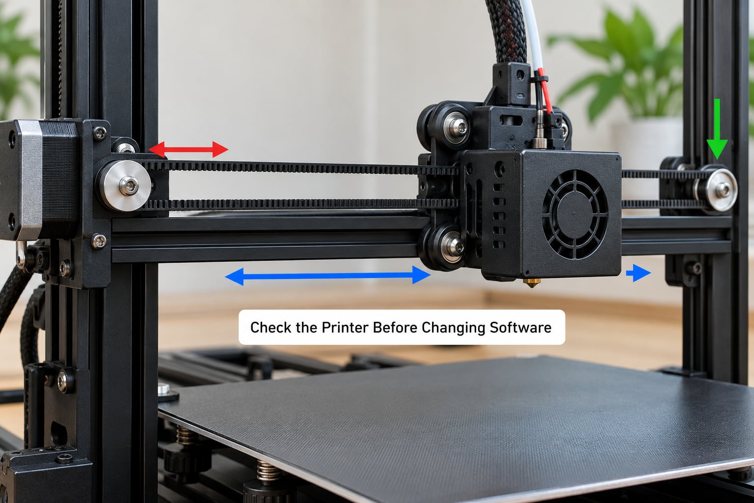 Check the Printer Before Changing Software