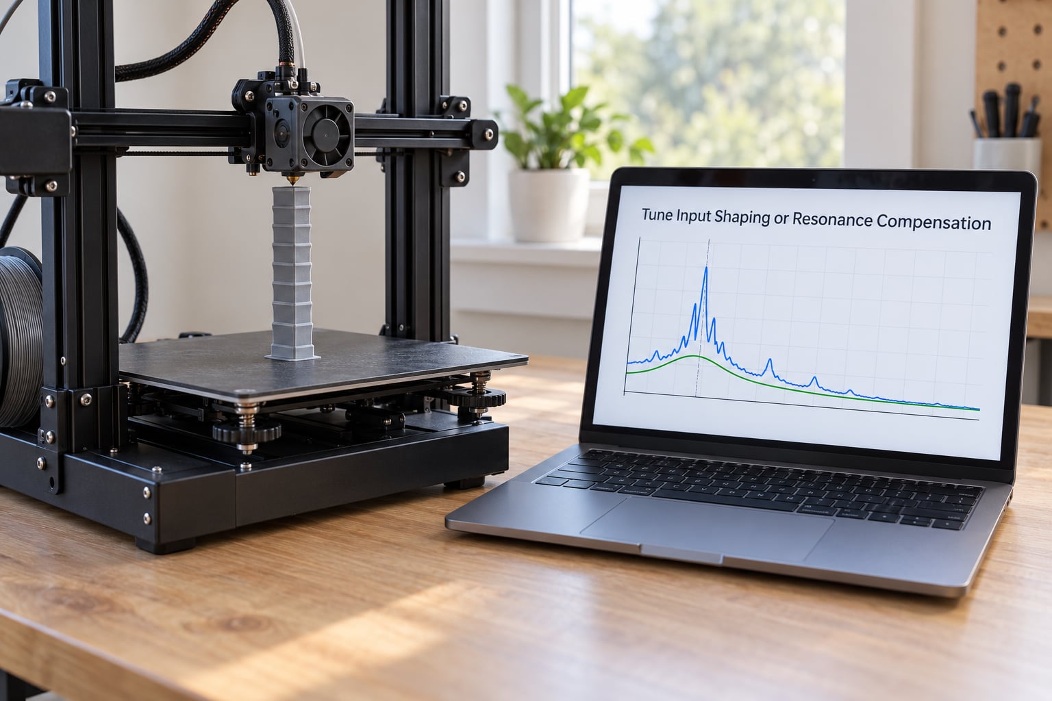 Tune Input Shaping or Resonance Compensation