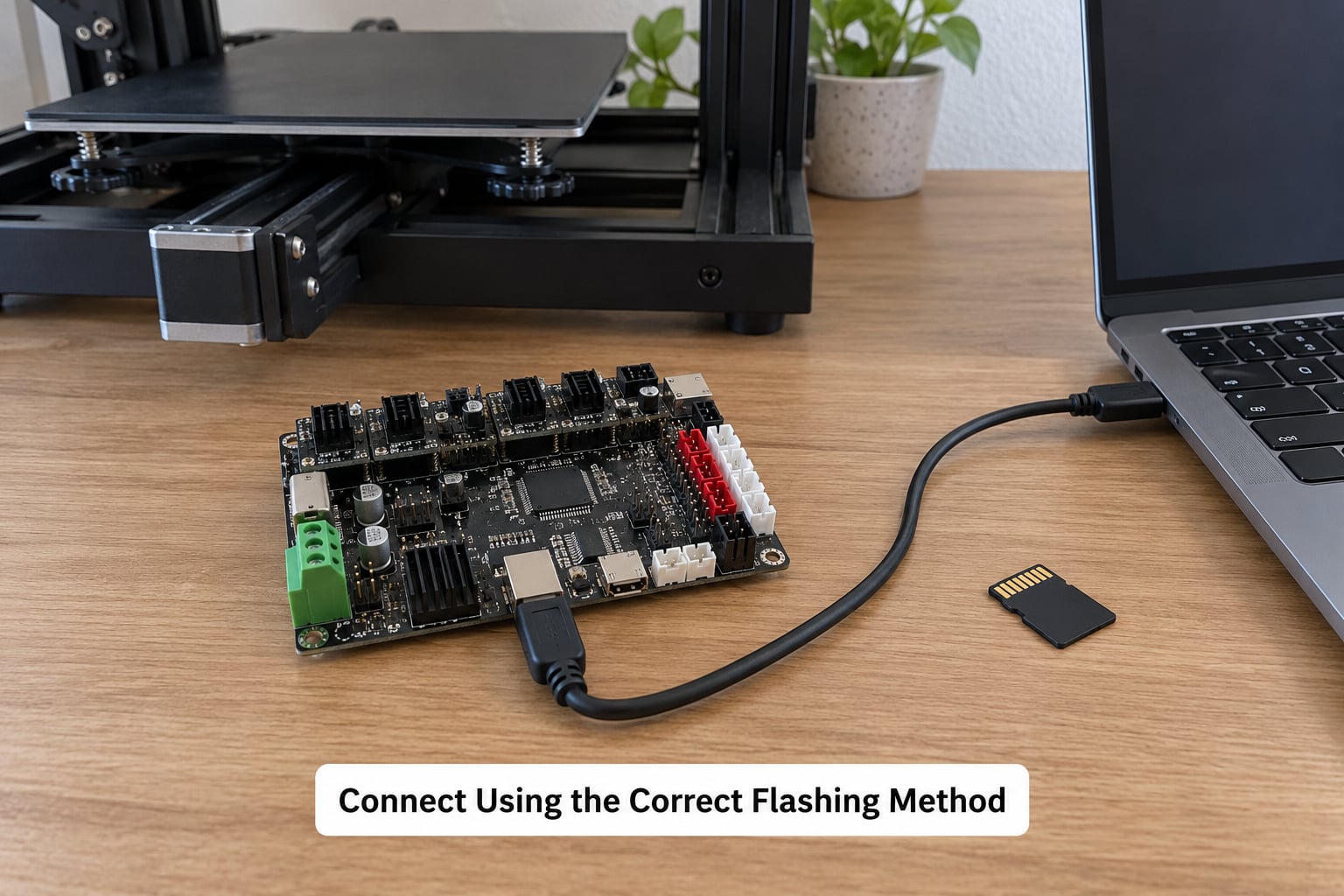 Connect Using the Correct Flashing Method