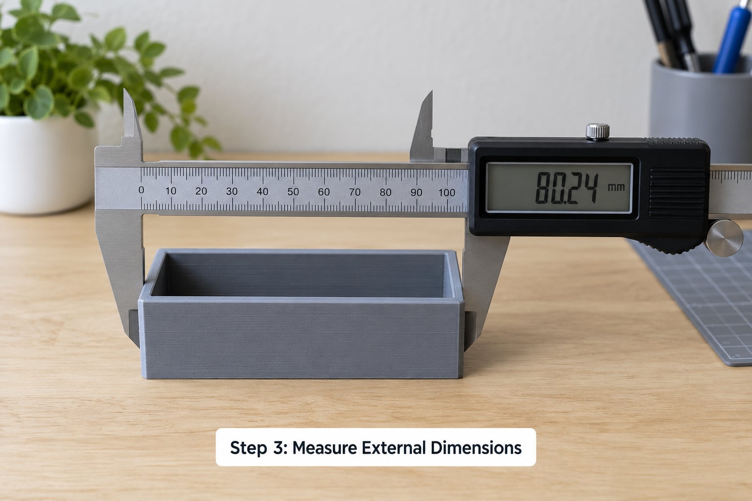 Step 3: Measure External Dimensions