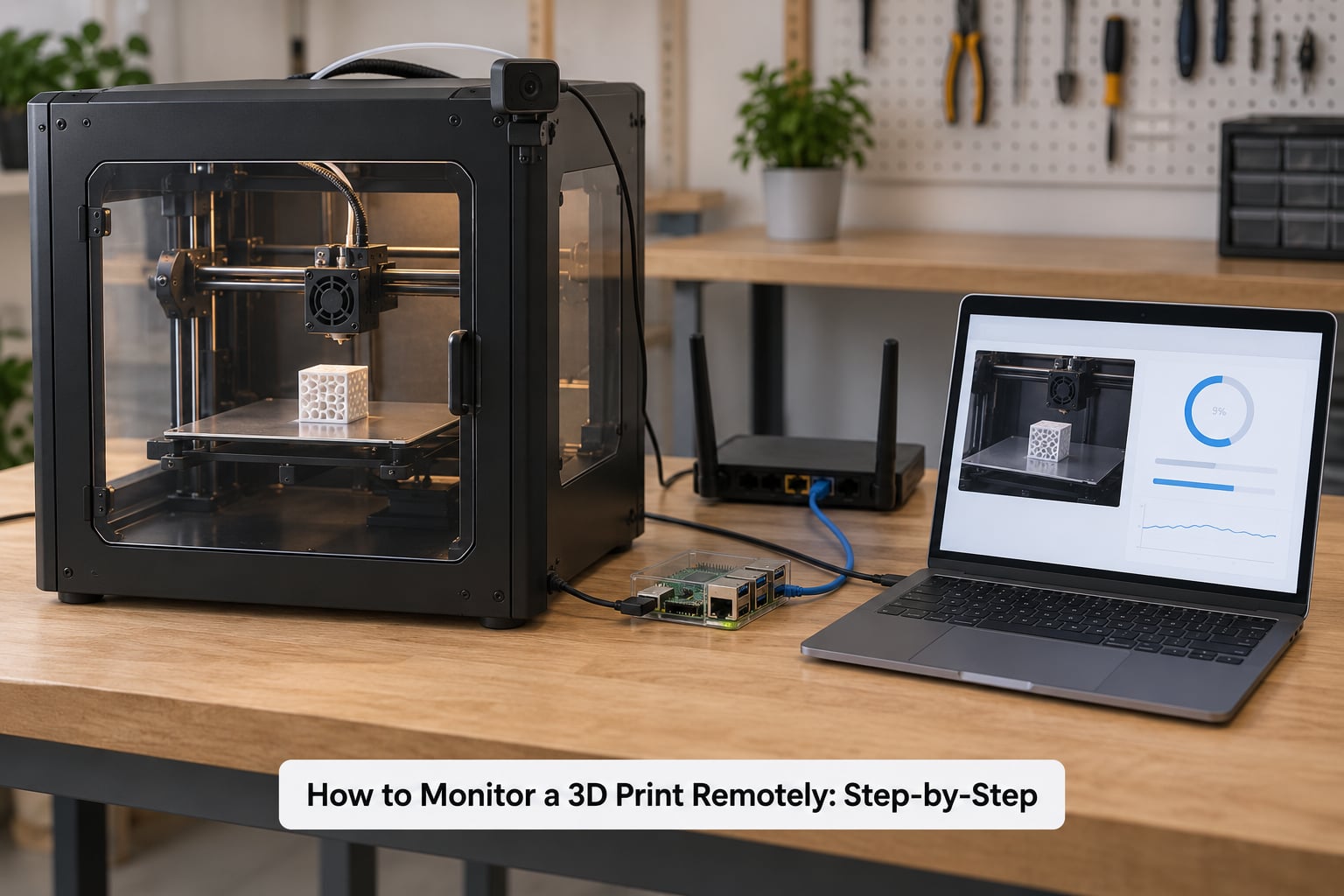 How to Monitor a 3D Print Remotely: Step-by-Step