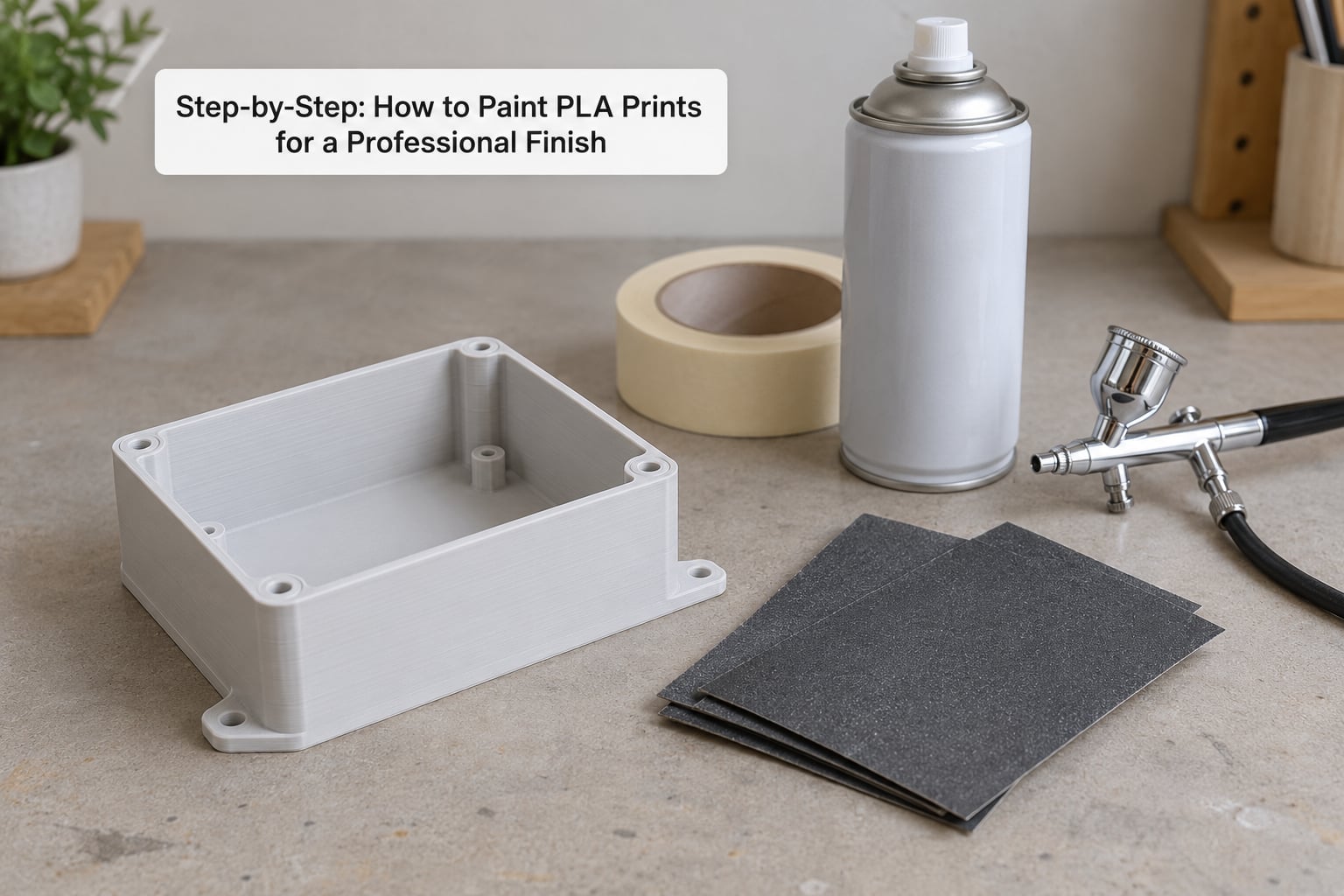 Step-by-Step: How to Paint PLA Prints for a Professional Finish