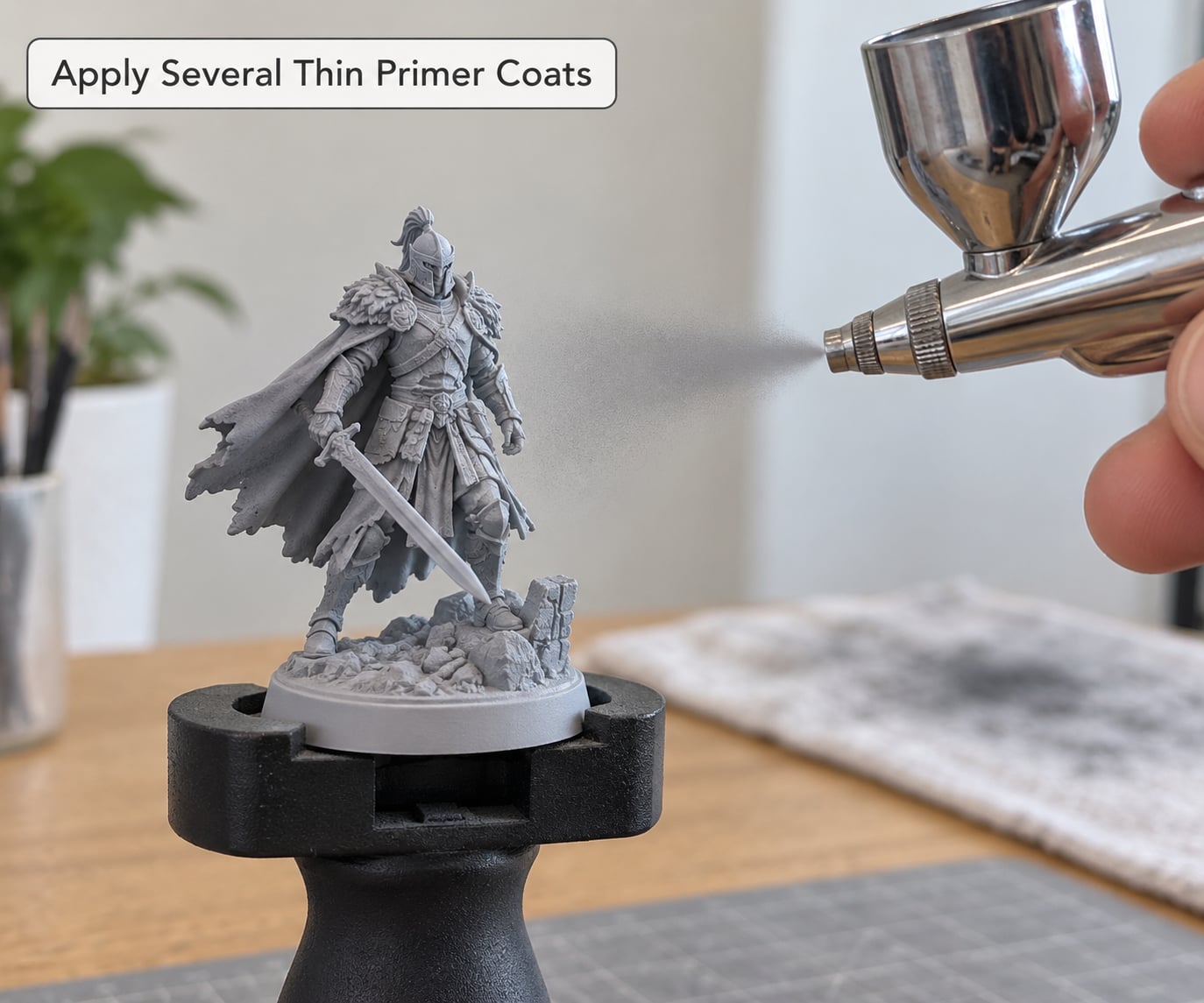 Apply Several Thin Primer Coats