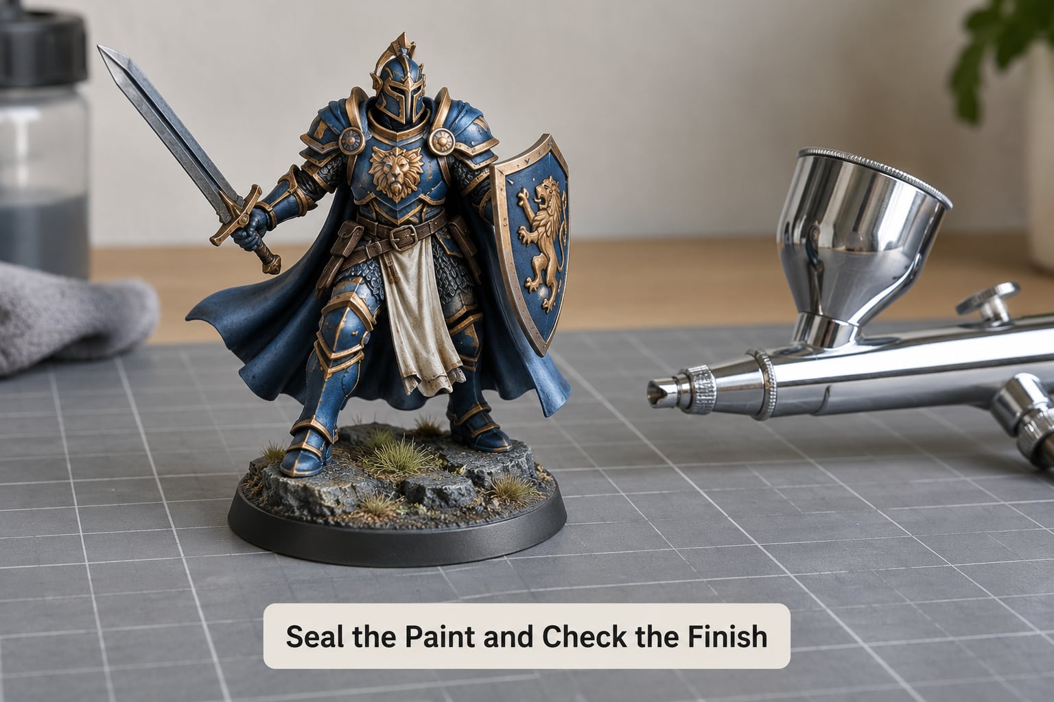 Seal the Paint and Check the Finish