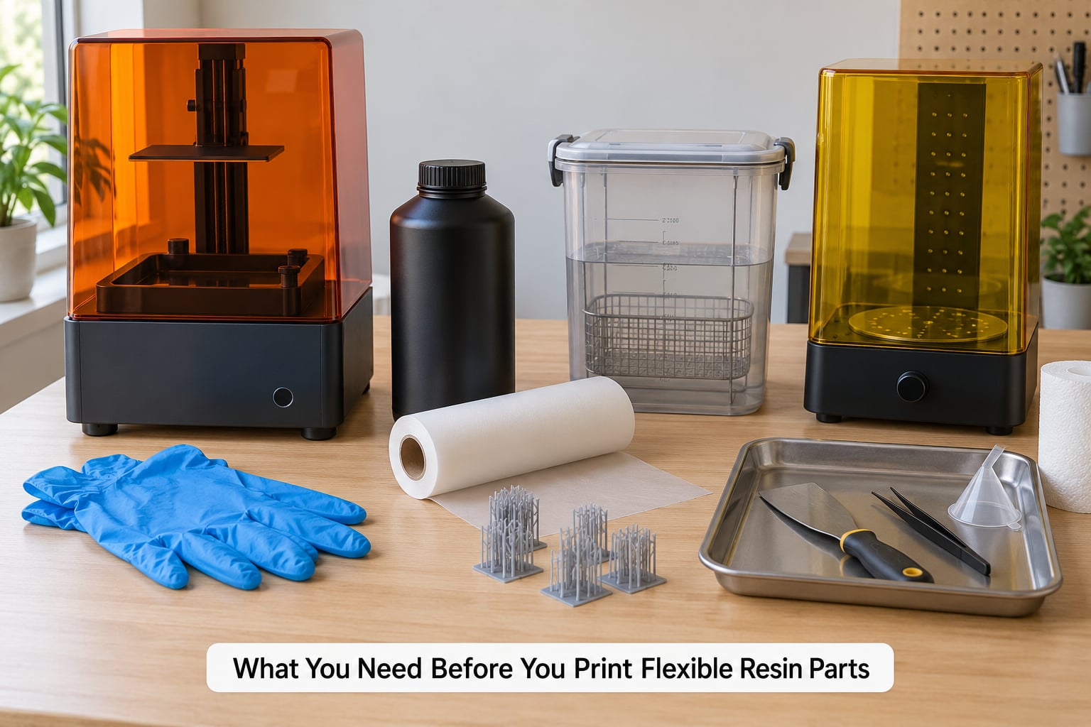 What You Need Before You Print Flexible Resin Parts