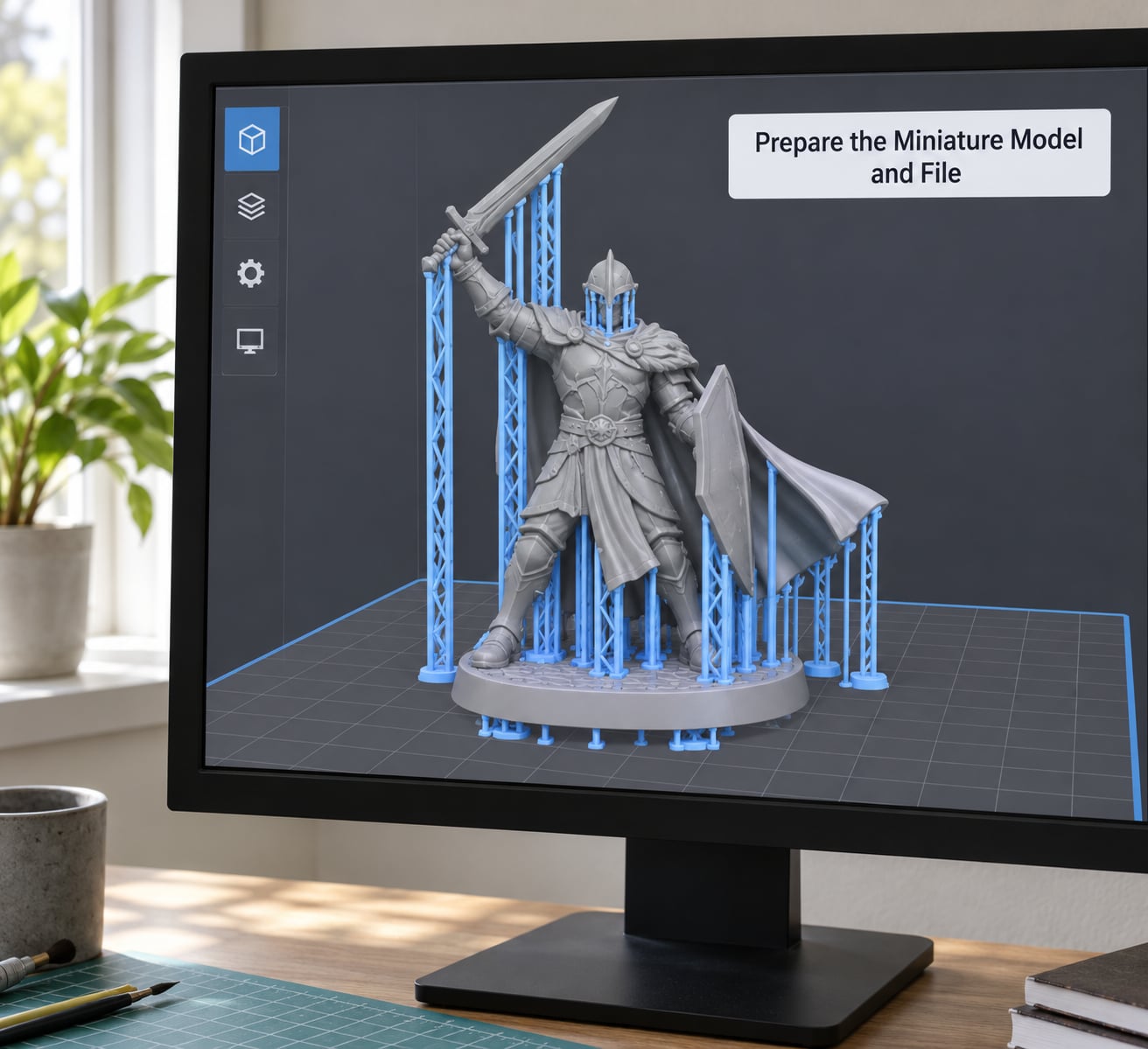 Prepare the Miniature Model and File