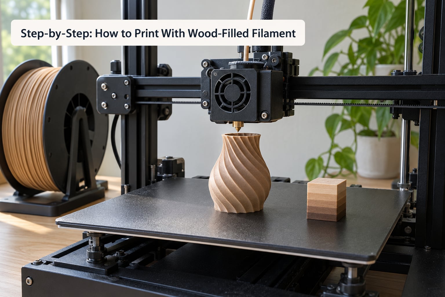 Step-by-Step: How to Print With Wood-Filled Filament