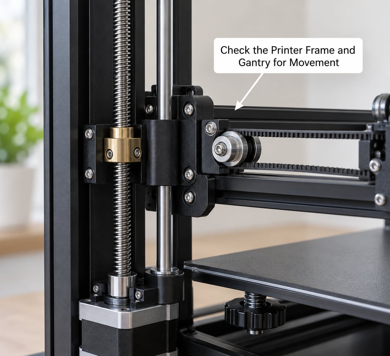 Check the Printer Frame and Gantry for Movement