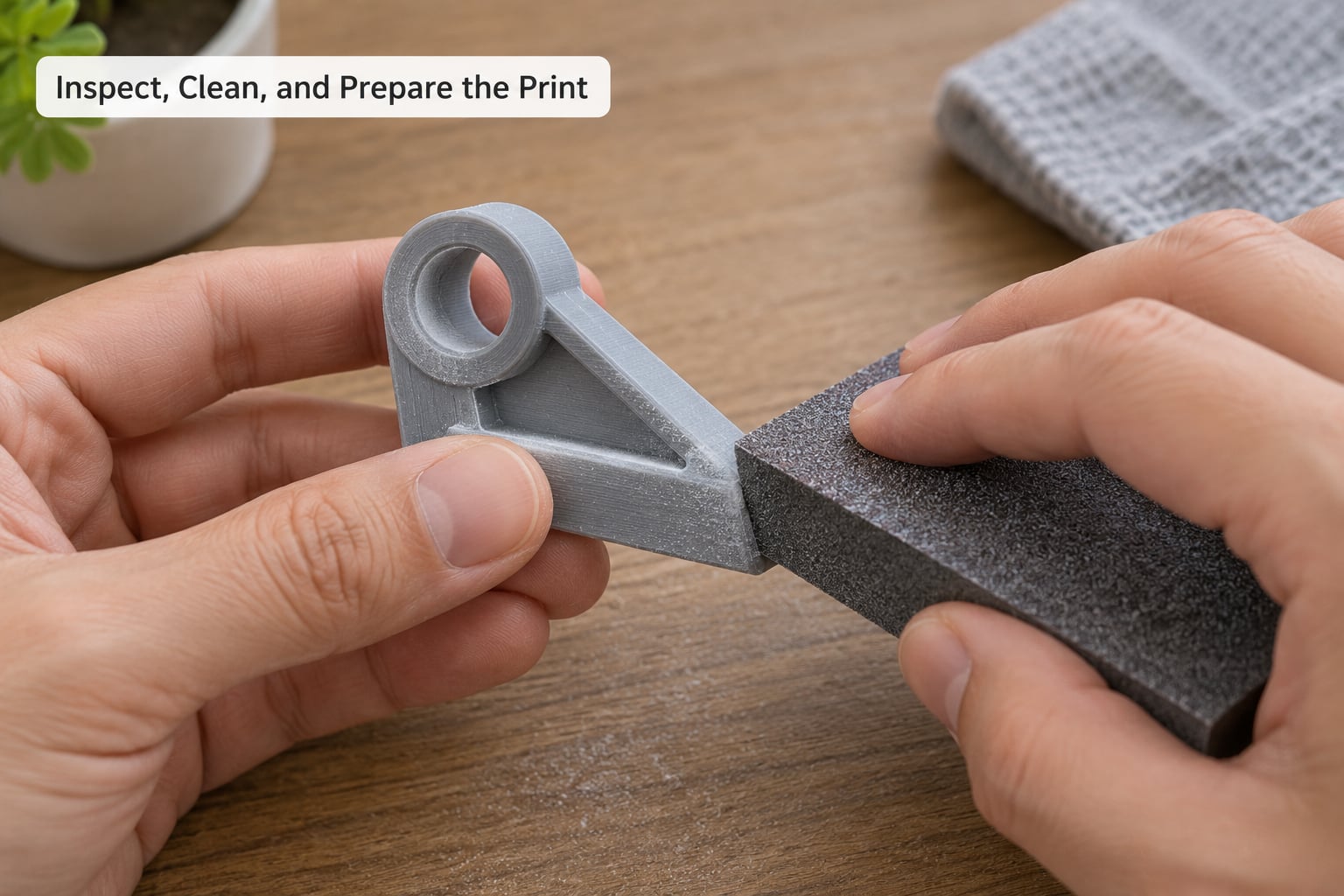 Inspect, Clean, and Prepare the Print