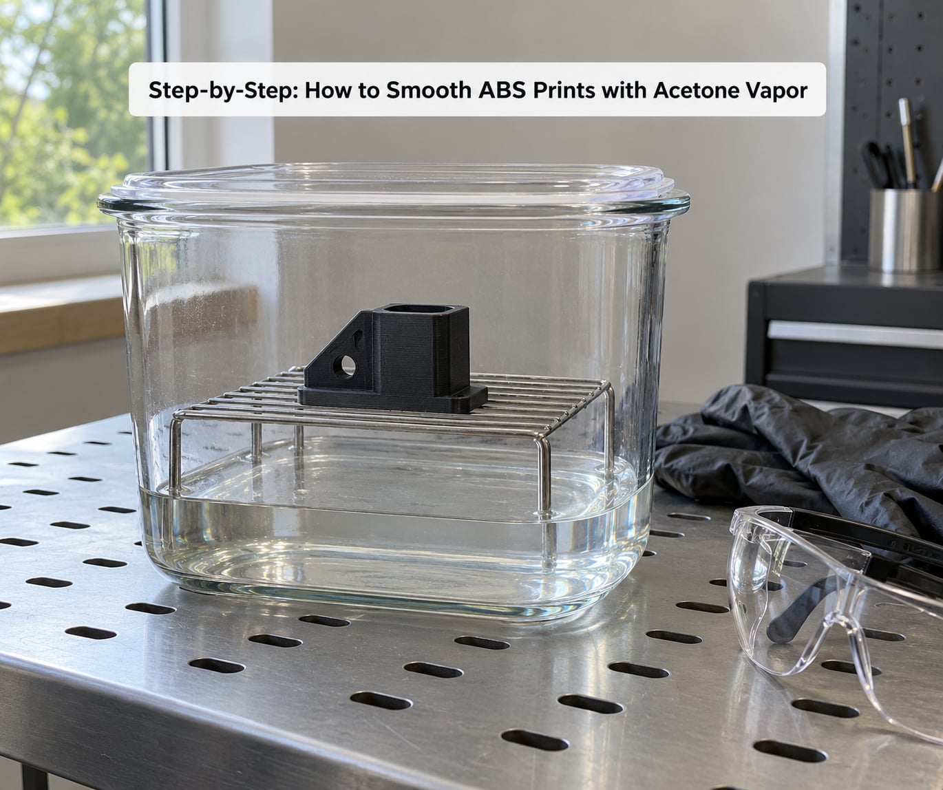Step-by-Step: How to Smooth ABS Prints with Acetone Vapor